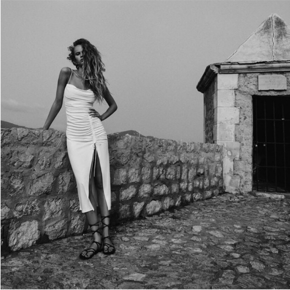 Zara Dresses & Skirts - NWOT ZARA | Draped Midi Dress